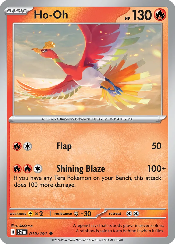 Ho-Oh — SV08: Surging Sparks — Pokémon