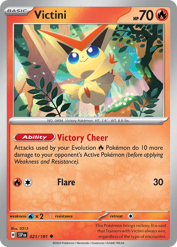 Victini — SV08: Surging Sparks — Pokémon