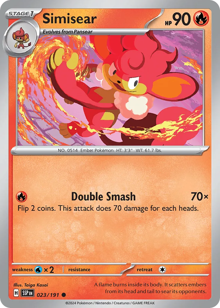 Flamoutan — SV08: Surging Sparks — Pokémon