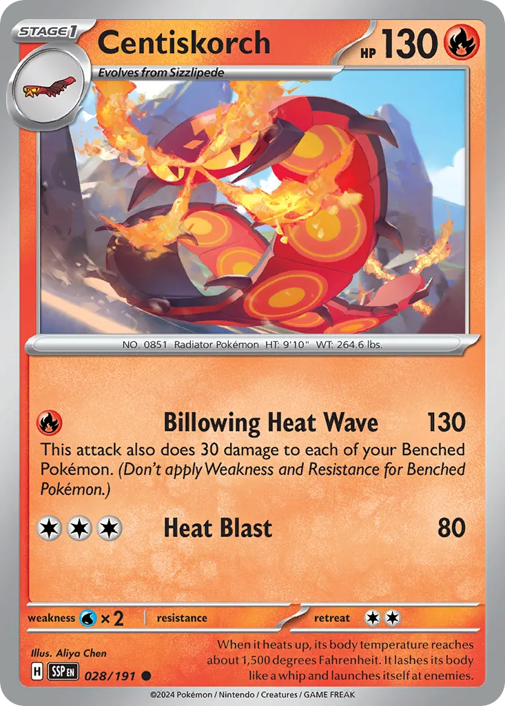 Scolocendre — SV08: Surging Sparks — Pokémon