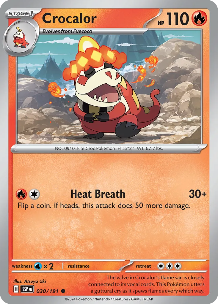 Crocogril — SV08: Surging Sparks — Pokémon