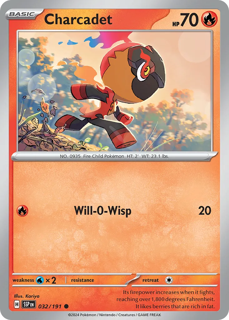 Charbambin — SV08: Surging Sparks — Pokémon