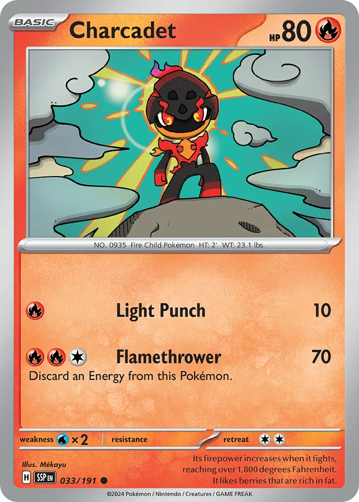 Charbambin — SV08: Surging Sparks — Pokémon