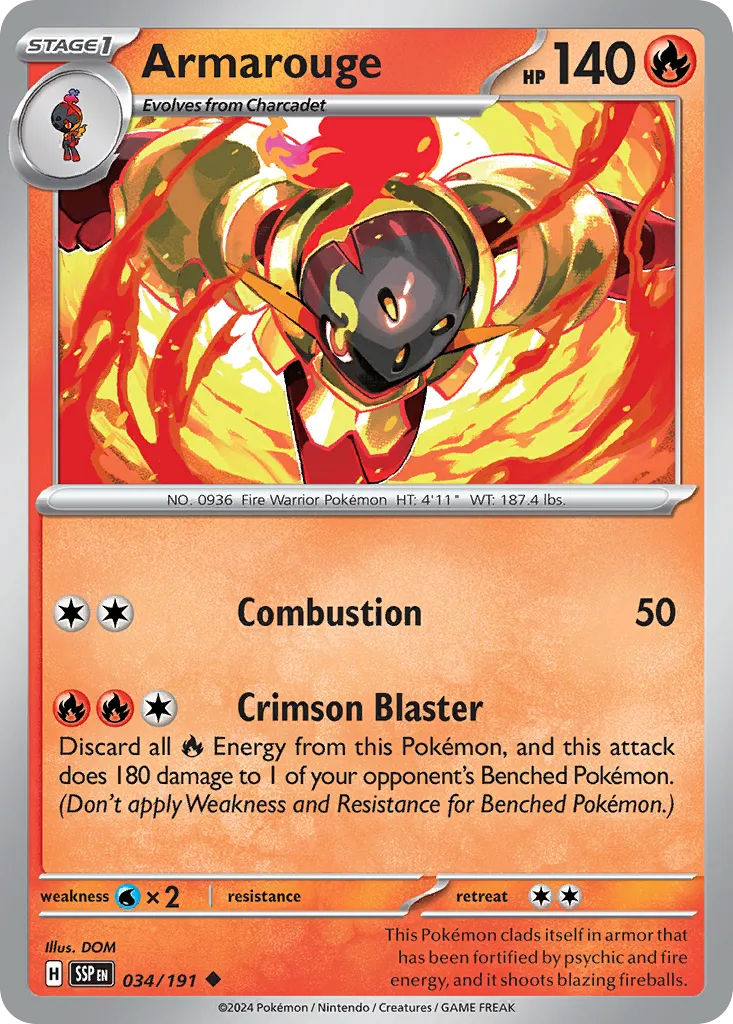 Carmadura — SV08: Surging Sparks — Pokemon