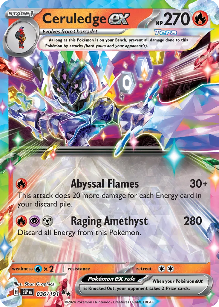 Ceruledge ex — SV08: Surging Sparks — Pokémon