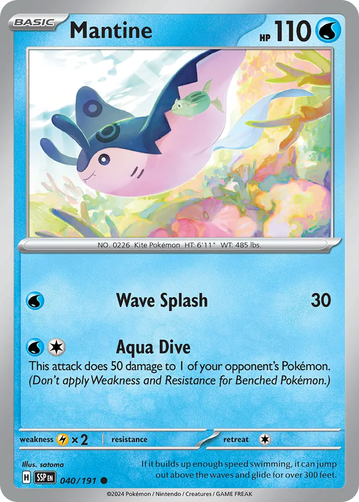 Démanta — SV08: Surging Sparks — Pokémon