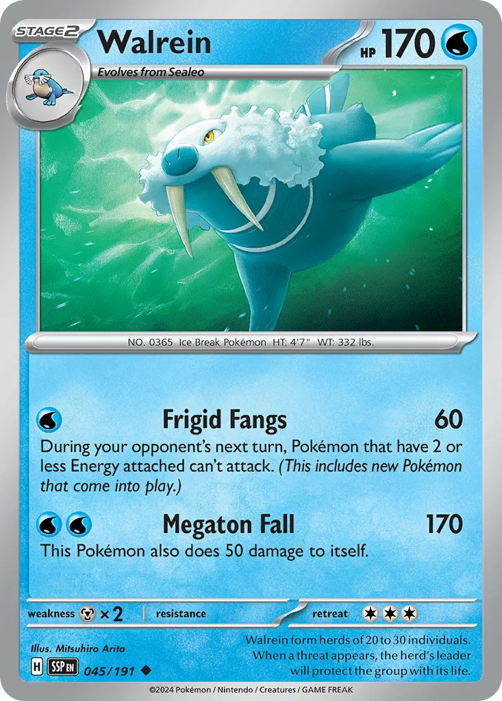 Walrein — SV08: Surging Sparks — Pokémon