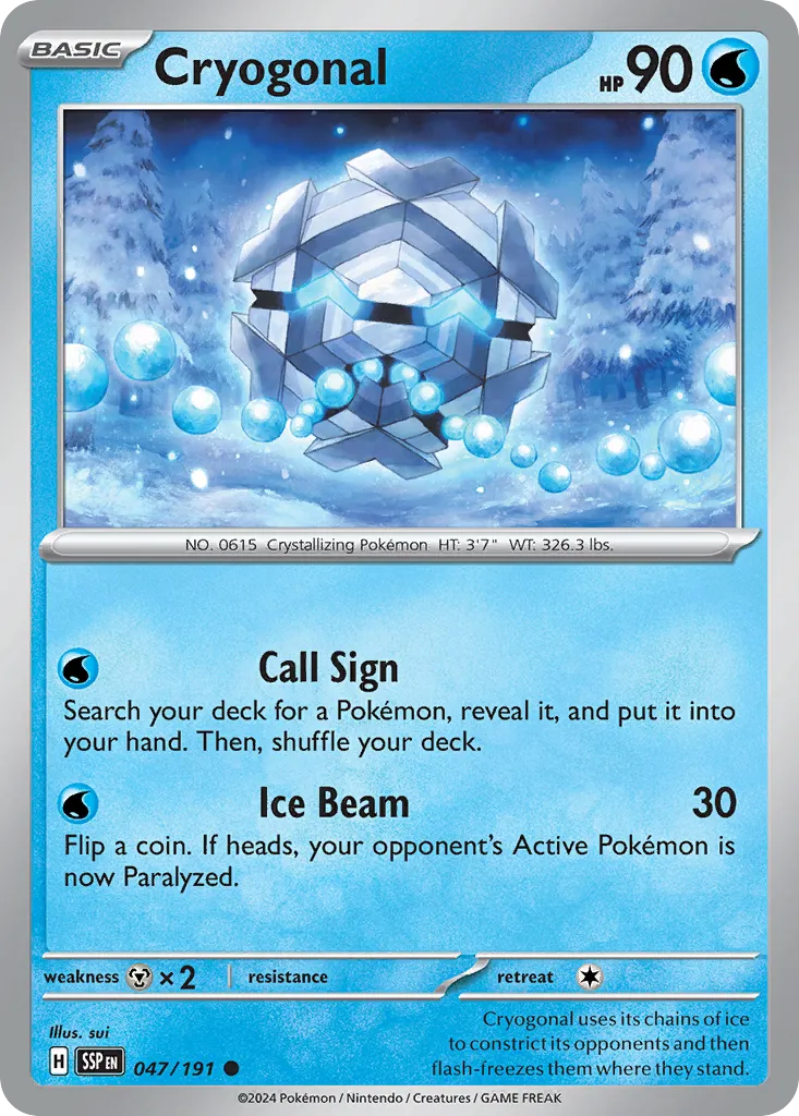Cryogonal — SV08: Surging Sparks — Pokémon