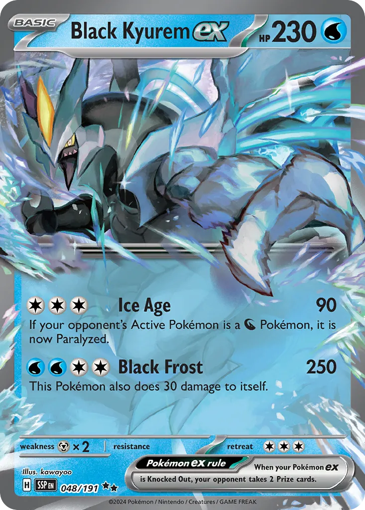 Kyurem Noir ex — SV08: Surging Sparks — Pokémon