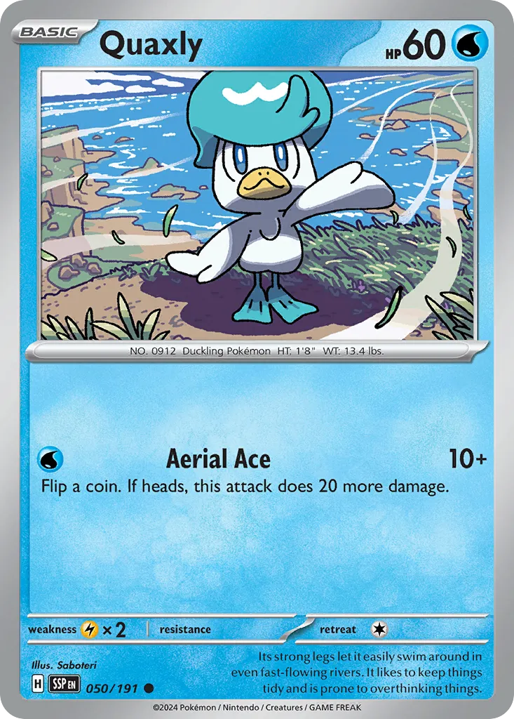 Quaxly — SV08: Surging Sparks — Pokémon