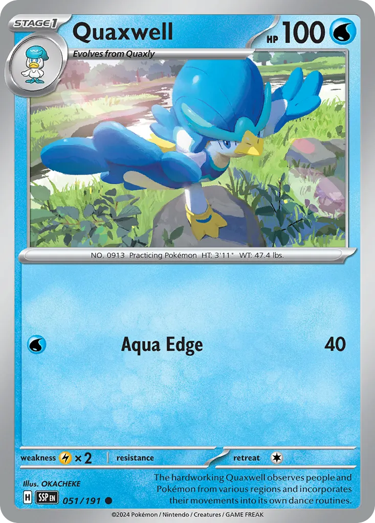 Quaxwell — SV08: Surging Sparks — Pokémon