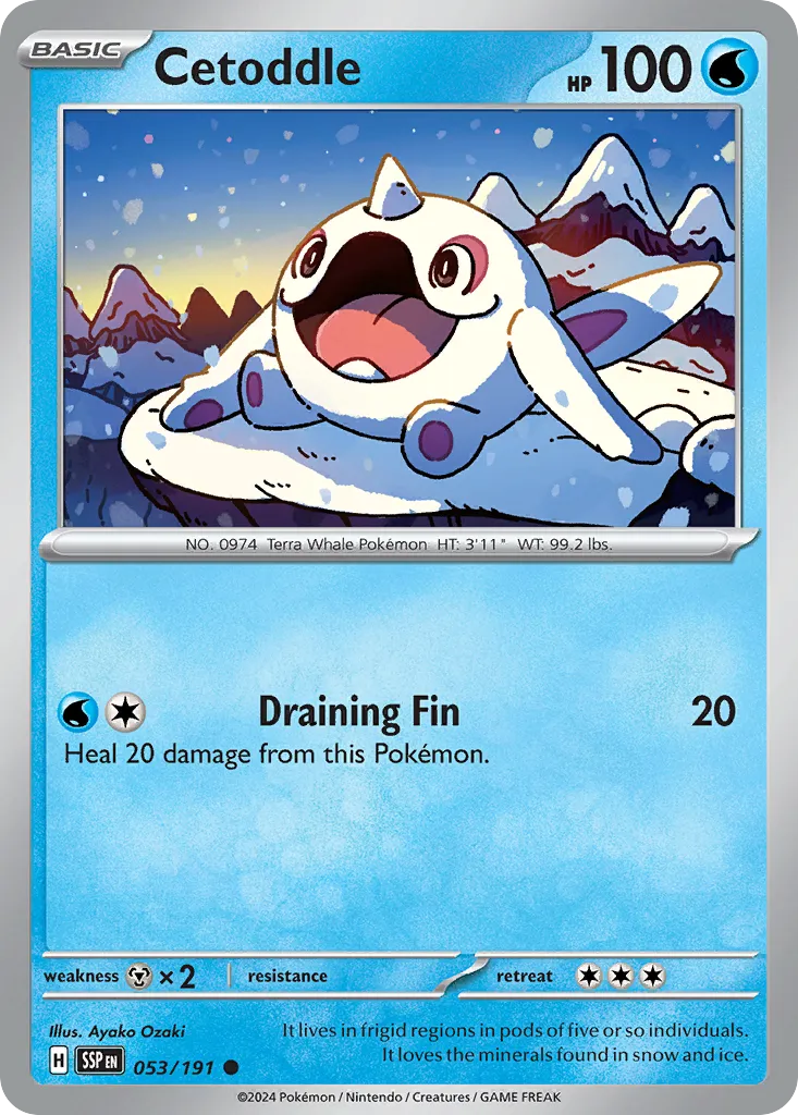 Cetoddle — SV08: Surging Sparks — Pokémon