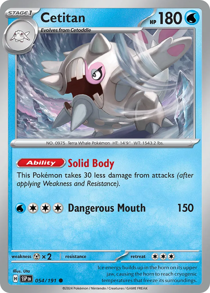 Cetitan — SV08: Surging Sparks — Pokémon