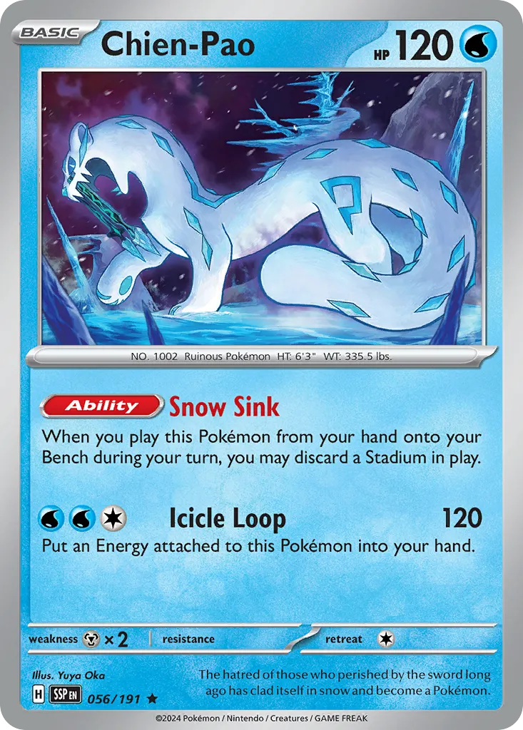 Chien-Pao — SV08: Surging Sparks — Pokémon