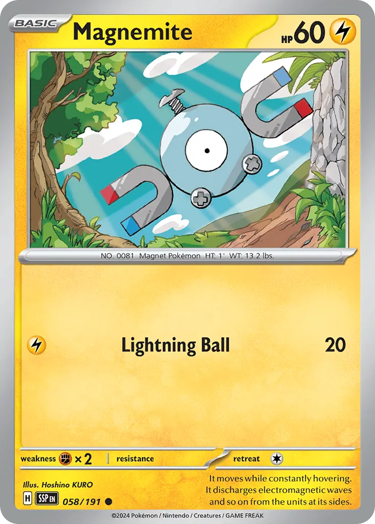 Magnemite — SV08: Surging Sparks — Pokémon