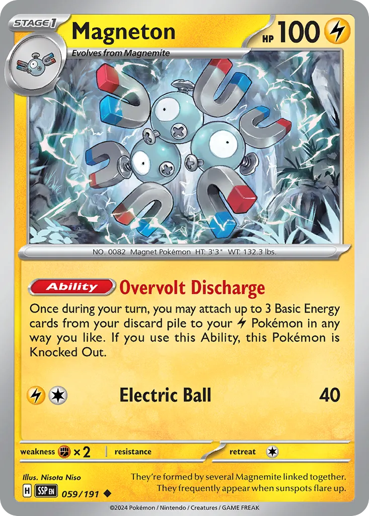 Magneton — SV08: Surging Sparks — Pokémon