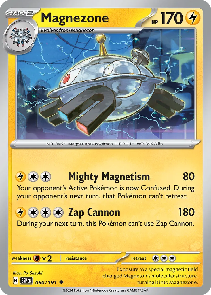 Magnézone — SV08: Surging Sparks — Pokémon