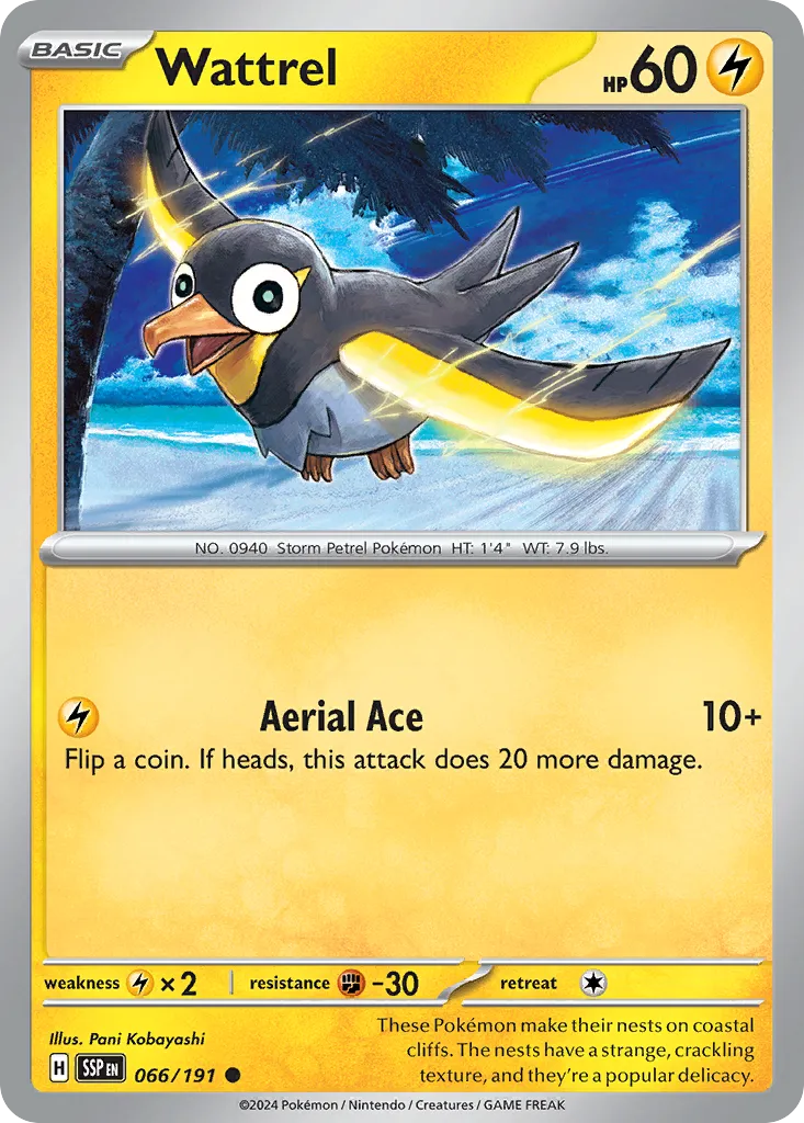 Zapétrel — SV08: Surging Sparks — Pokémon