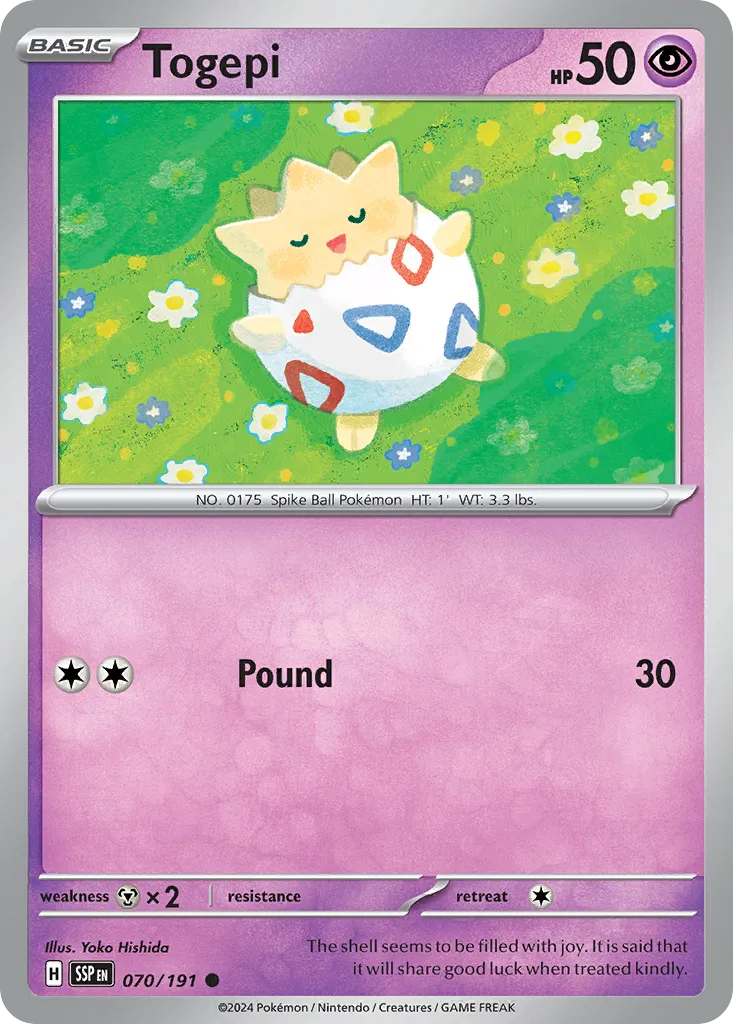 Togepi — SV08: Surging Sparks — Pokémon