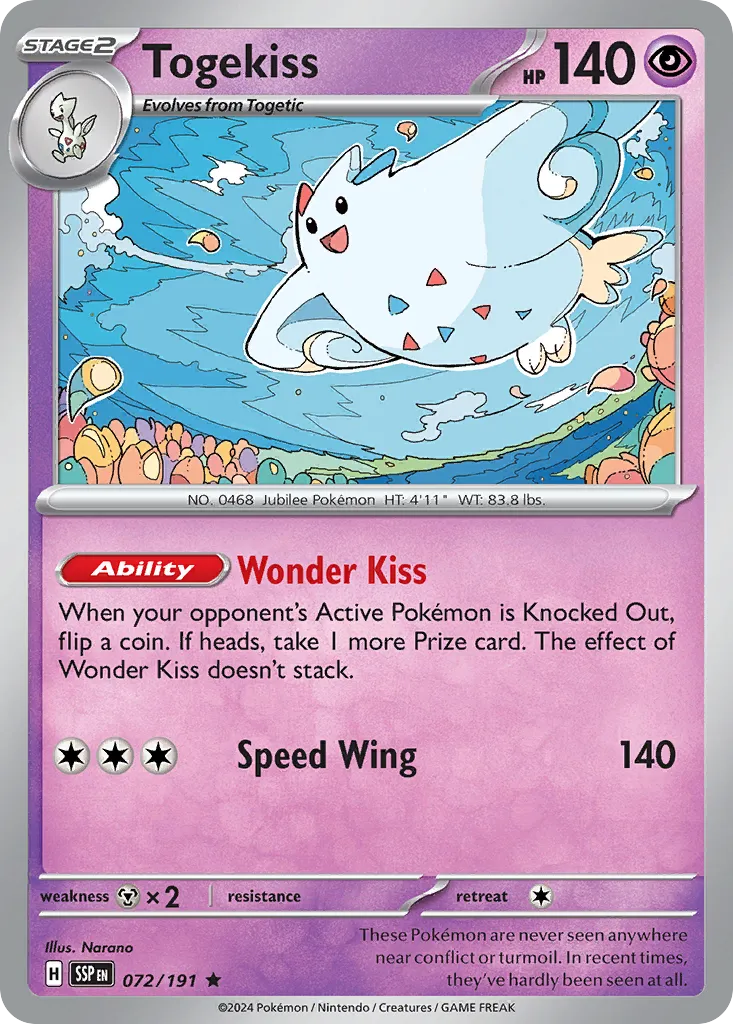 Togekiss — SV08: Surging Sparks — Pokémon