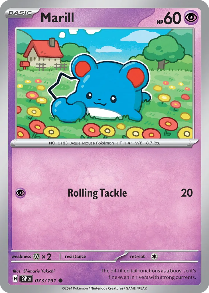 Marill — SV08: Surging Sparks — Pokémon