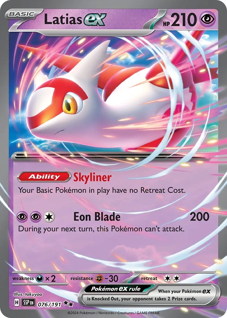 Latias ex — SV08: Surging Sparks — Pokémon