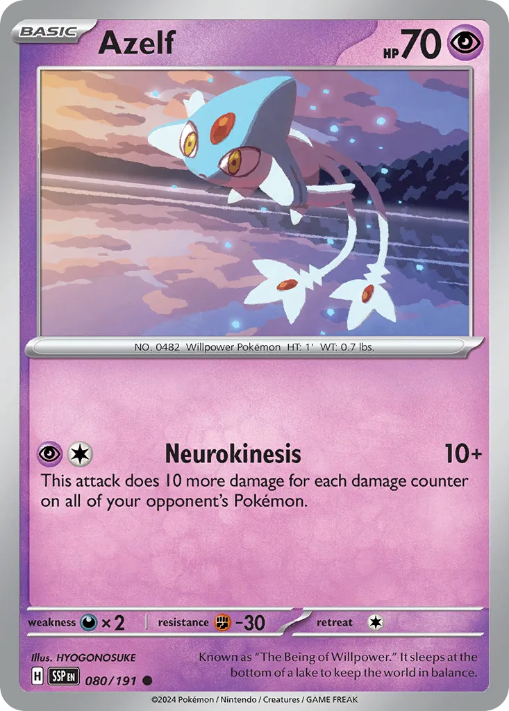Azelf — SV08: Surging Sparks — Pokémon