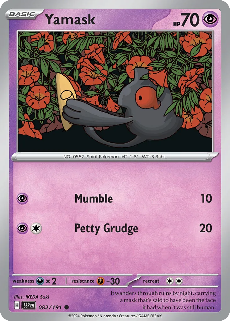 Yamask — SV08: Surging Sparks — Pokemon