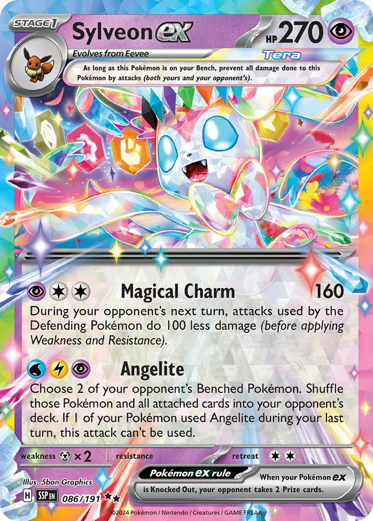 Sylveon ex — SV08: Surging Sparks — Pokémon