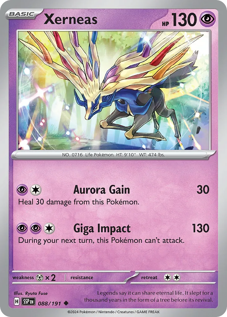 Xerneas — SV08: Surging Sparks — Pokémon
