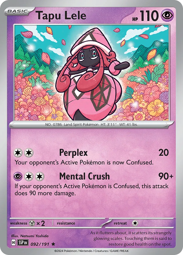 Tapu Lele — SV08: Surging Sparks — Pokémon