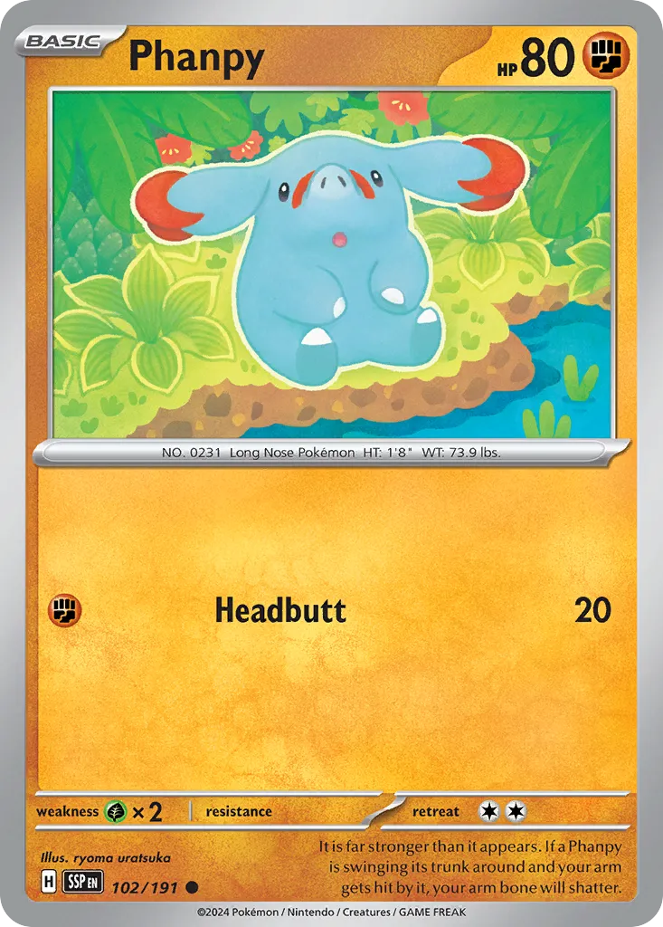 Phanpy — SV08: Surging Sparks — Pokémon