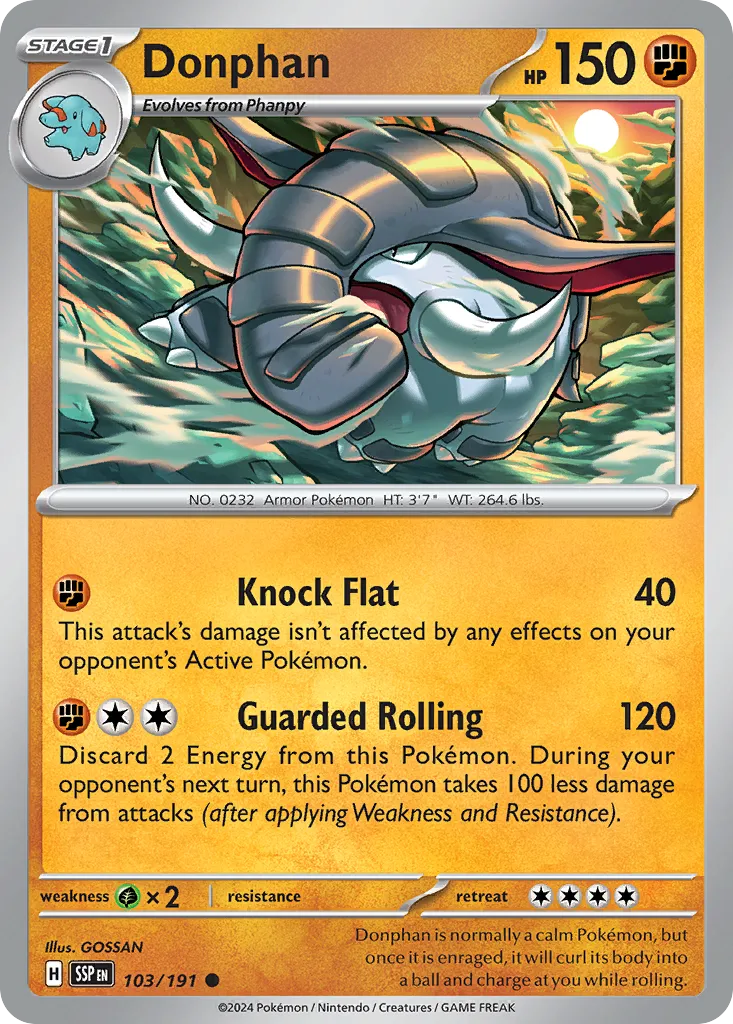 Donphan — SV08: Surging Sparks — Pokémon