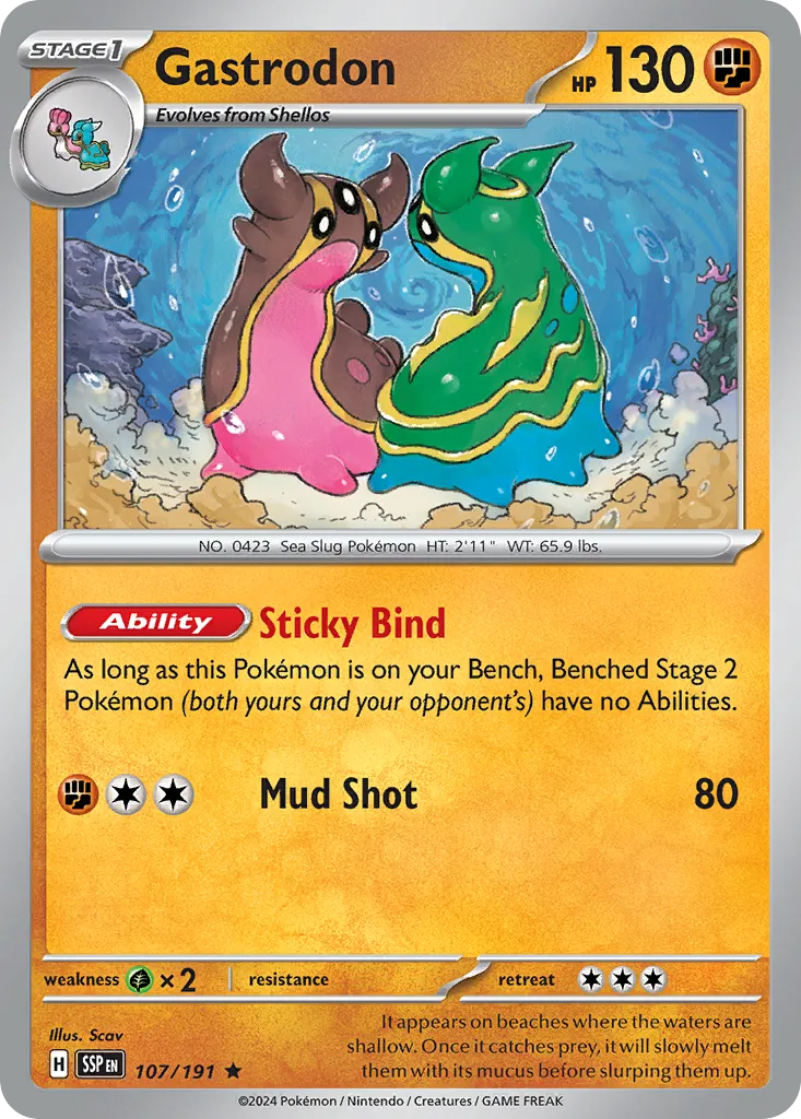 Gastrodon — SV08: Surging Sparks — Pokémon