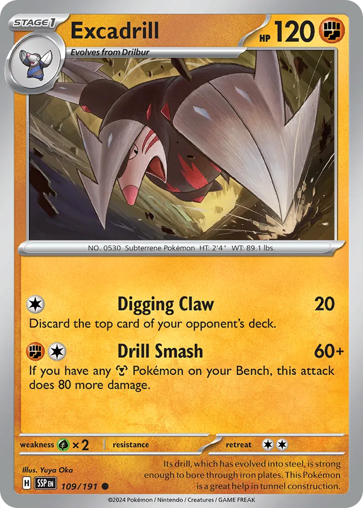 Excadrill — SV08: Surging Sparks — Pokémon