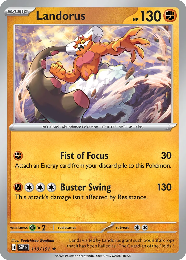 Landorus — SV08: Surging Sparks — Pokémon