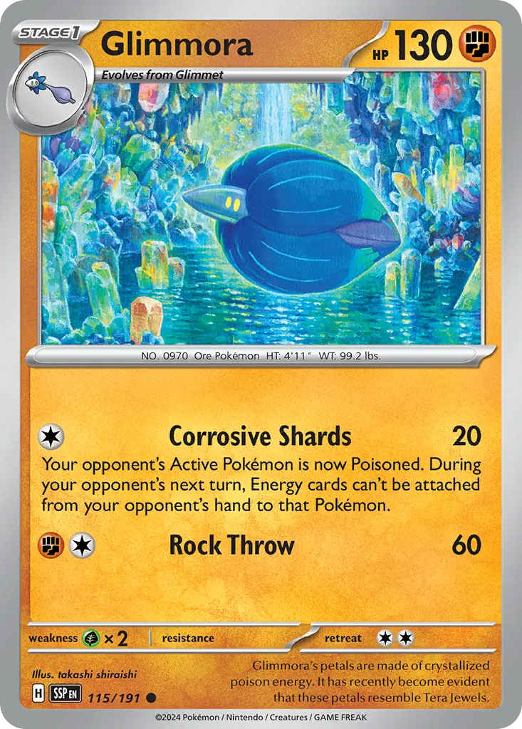 Glimmora — SV08: Surging Sparks — Pokémon