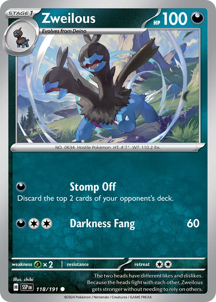Zweilous — SV08: Surging Sparks — Pokémon