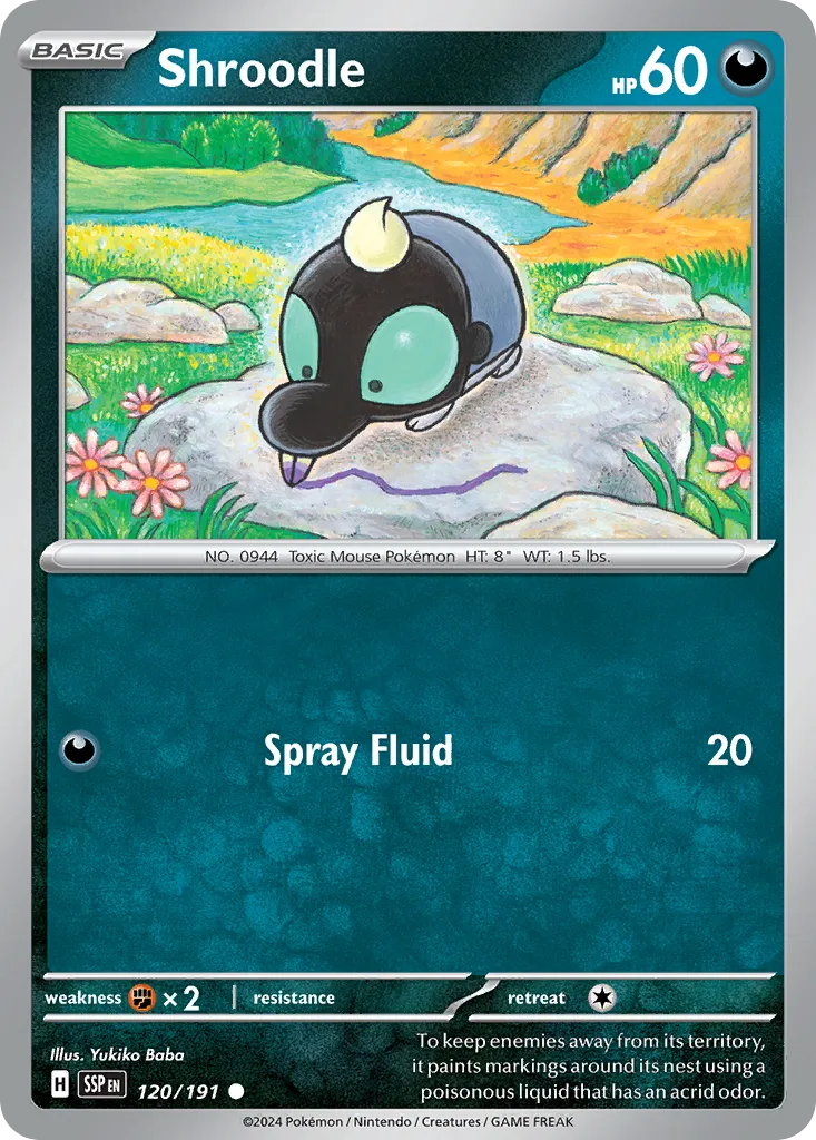 Shroodle — SV08: Surging Sparks — Pokémon