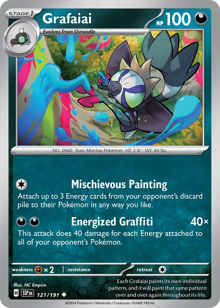 Grafaiai — SV08: Surging Sparks — Pokémon