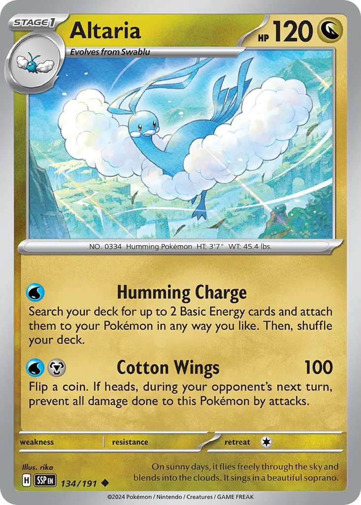 Altaria — SV08: Surging Sparks — Pokémon