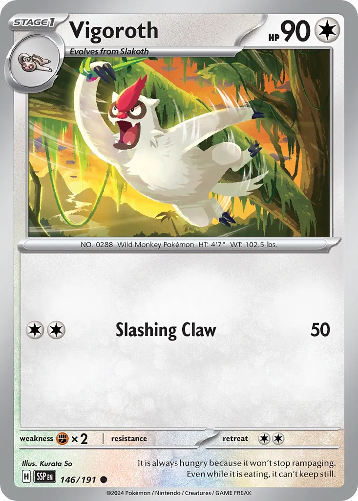Vigoroth — SV08: Surging Sparks — Pokémon