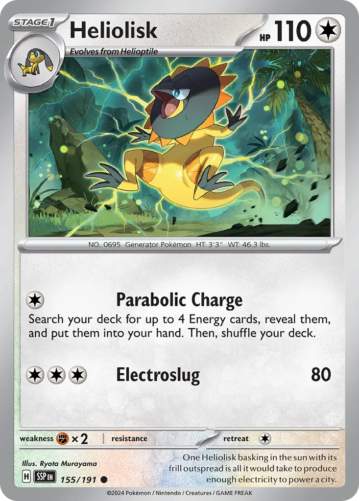 Heliolisk — SV08: Surging Sparks — Pokémon