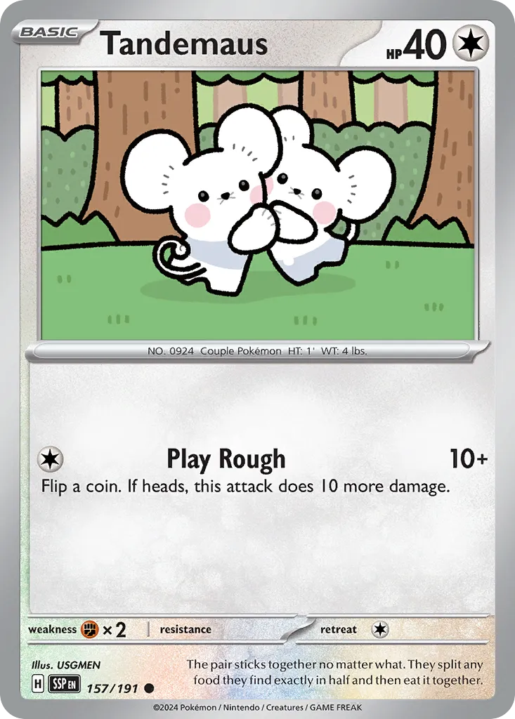 Tandemaus — SV08: Surging Sparks — Pokémon