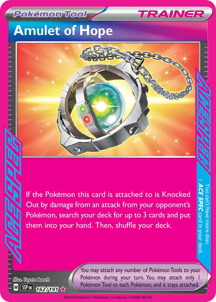 Amulet of Hope — SV08: Surging Sparks — Pokémon
