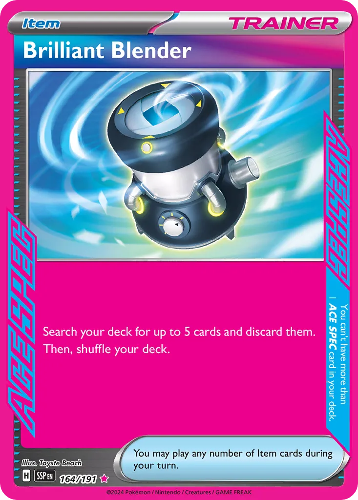 Brilliant Blender from SV08: Surging Sparks - Pokemon