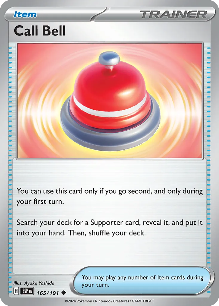 Sonnette d'Appel — SV08: Surging Sparks — Pokémon