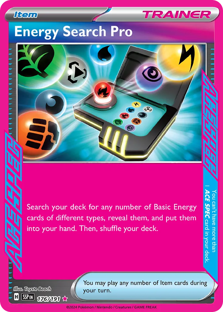 Energy Search Pro — SV08: Surging Sparks — Pokémon