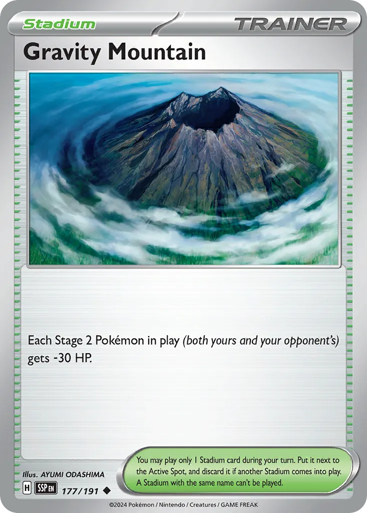 Gravity Mountain — SV08: Surging Sparks — Pokémon