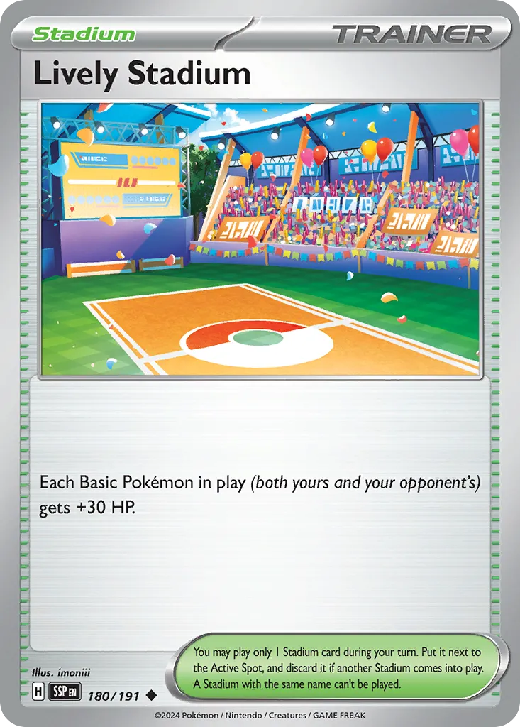 Lively Stadium — SV08: Surging Sparks — Pokémon